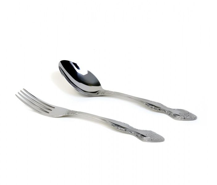 Набор автотуриста Большой пикниковый (сталь), крышки с ручками, Роза Ветров