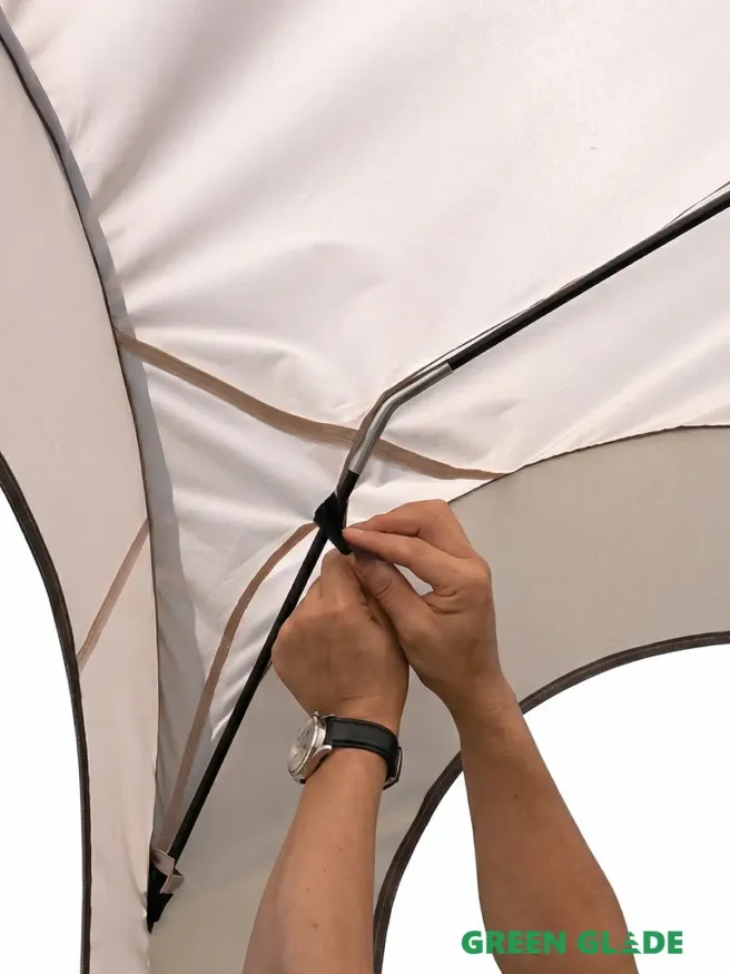 Тент садовый быстросбборный 72602 3,65х3,65х3,65х2,29 м полиэстер, Green Glade 