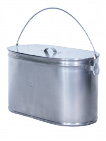 Котел Век с крышкой 8 л овальный