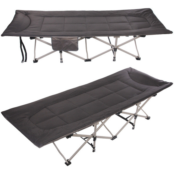 Раскладушка кемпинговая складная 188*66*41 см, черный