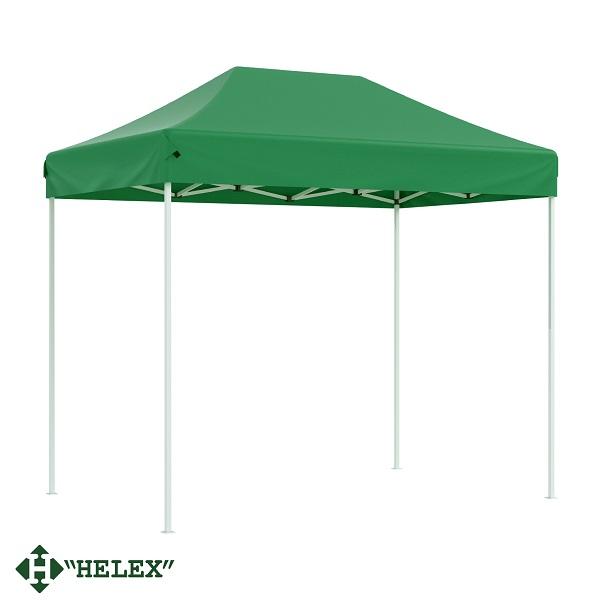 Тент-шатер Helex 24321, (раскладывается гармошкой) 3х2х3м полиэстер, зеленый