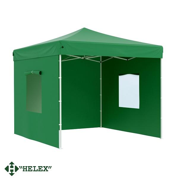 Тент-шатер Helex 24331 (раскладывается гармошкой), 3x3х3м полиэстер, зеленый
