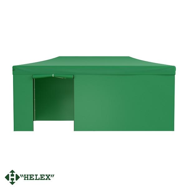 Тент-шатер Helex 24366 (раскладывается гармошкой), 6х3x3м полиэстер, зеленый