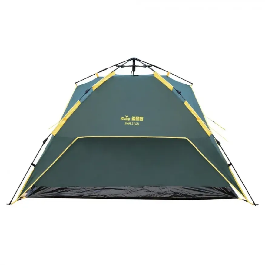 Палатка-автомат Swift 3 V2 зелёный, Tramp