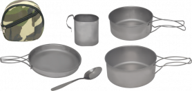 Набор посуды для офицера (титан), Роза Ветров