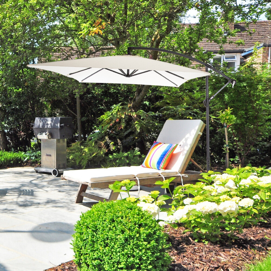 Зонт садовый бежевый, 6401, Green Glade