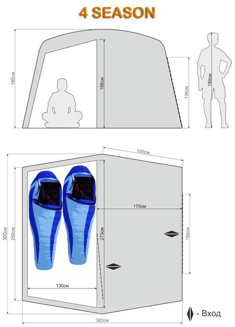 Всесезонная палатка автомат 4 Season Thermal, Maverick