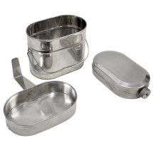 Набор посуды для солдата (сталь) Роза Ветров